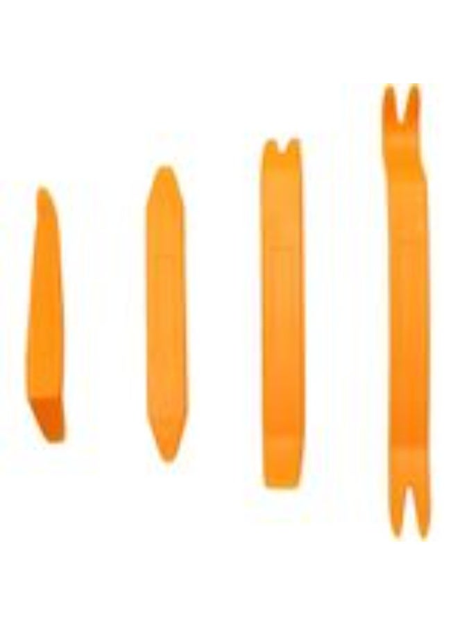 4pcs Panel Trim Auto Removal Tool Door Clip Removal Tool Pry Tool Kit Car Dash Audio Installer Radio Removal Pry Kit Tool Multicolour - Image 5